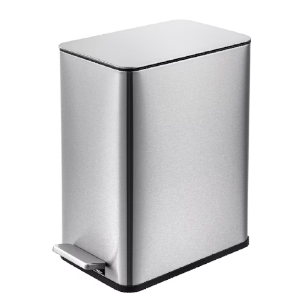 Bote de basura de cocina de acero inoxidable, 10L, SSTC101-10L-S