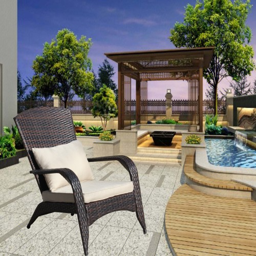 Silla de patio con cojines