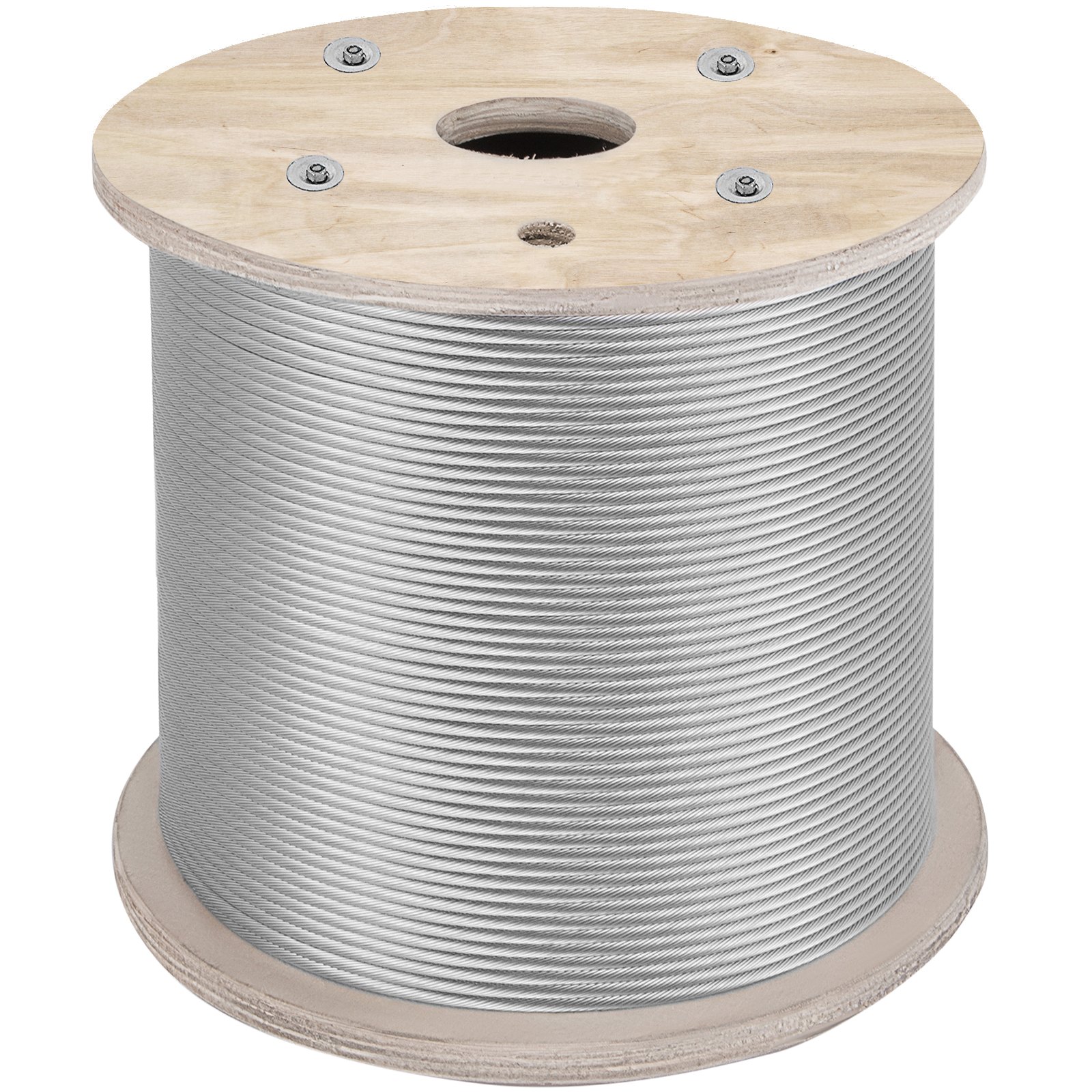 1/4" Stainless Steel Cable 200FT, T304 7x19 Tighter Core Cable Railing System Wire Rope Aircraft Deck Railing Kit Fence Wire