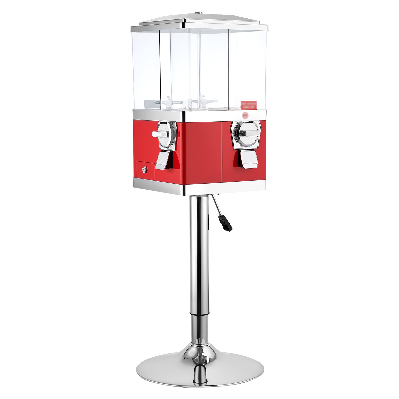 Candy Vending Machine, Four Compartment Candy Vending Machine With Stand, Gumball & Candies Vendings Machines With Adjustable Height, Vintage Candies Dispenser For Shop, Arcade, Family Gathering
