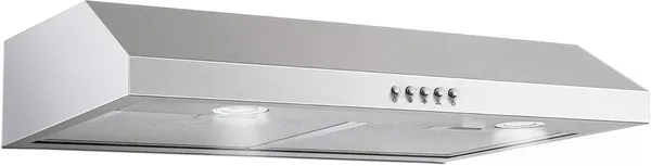 Campana extractora bajo gabinete de 30 pulgadas, 500 CFM, acero inoxidable, 3 velocidades