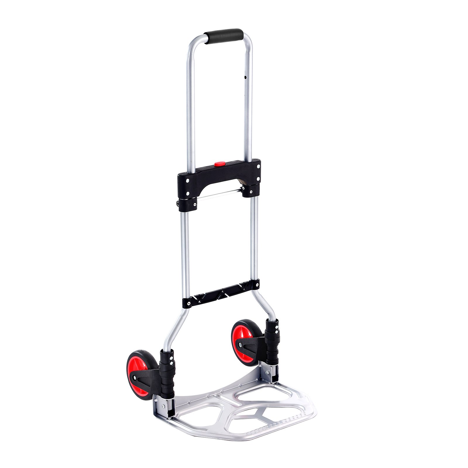 Carretilla de mano plegable de aluminio con mango telescópico, 176 libras.