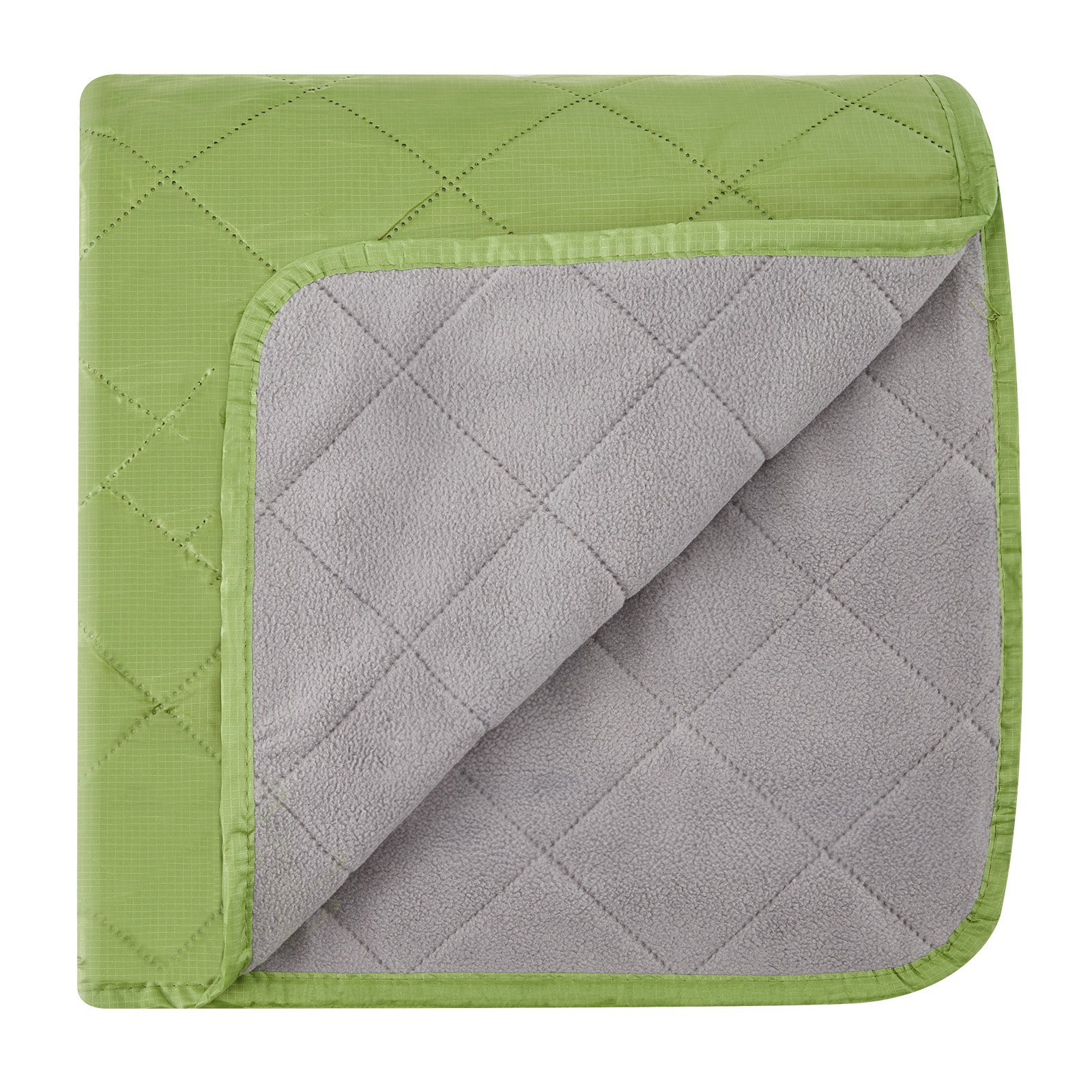 Camping Blanket, Large Warm Stadium Blanket, Waterproof & Windproof, 330GSM Polyester Fleece, Flame Retardant, Great For Outdoors, Picnics, Hiking, Sports Events, Travel, 82" X 55", Bicolor