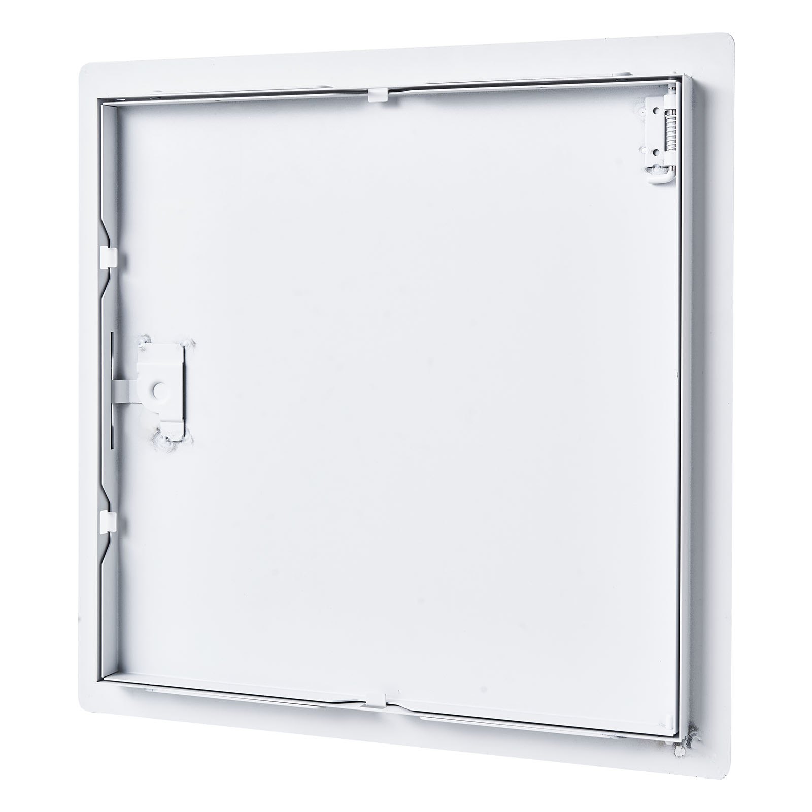 Access Panel For Drywall, 13.3 X 13.3 In Galvanized Steel Access Door, Easy Install Hinged Service Panel With Screwdriver Latch, For Ceiling Plumbing Electrical, 12.4 X 12.4 In Cutout Size White