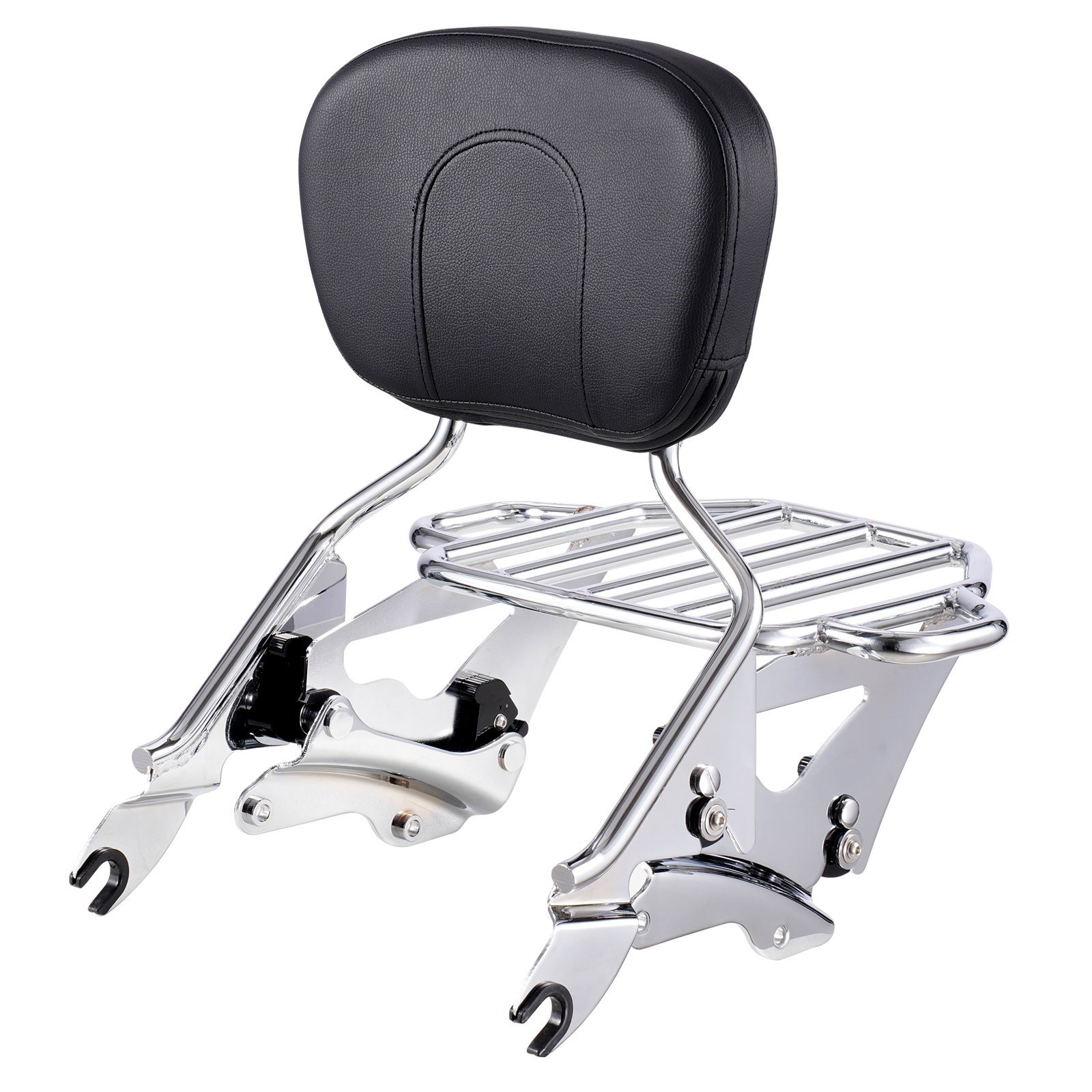 Respaldo Sissy Bar para Motocicleta Harley-Davidson Touring, con Portaequipajes