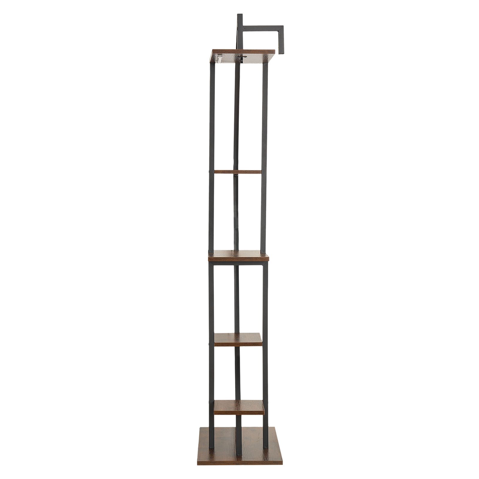 Plant Stand Indoor With Grow Lights, 63 In Tall 6-Tiered Lighted Plant Shelf, 2 Pack Metal Corner Plants Holder, 3 Timer & 10 Brightness, Half-Moon Shaped Flower Display Rack For Living Room