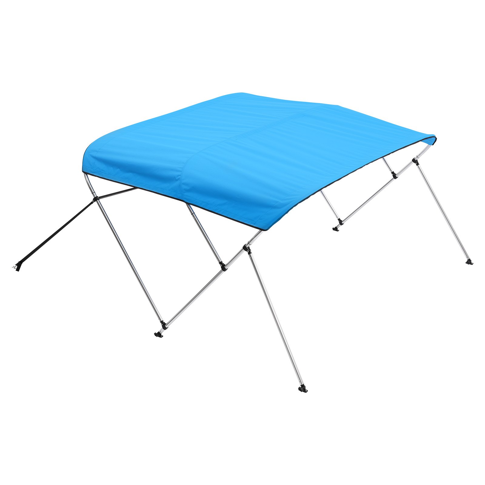 Toldo Bimini para barco, 3 arcos, poliéster 600D, impermeable, Pacific Blue