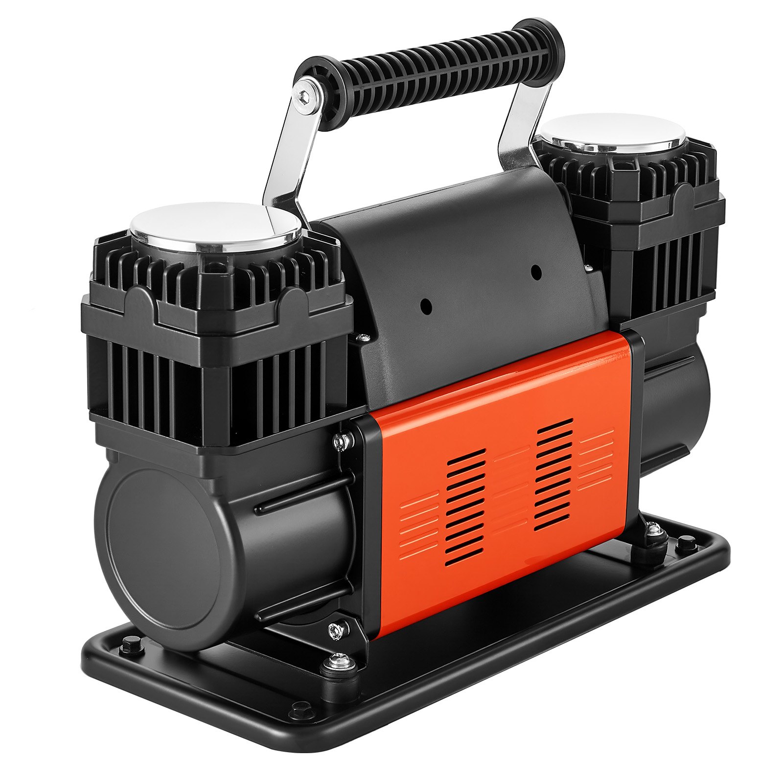 Compresor de aire portátil de doble cilindro 12V 150PSI con manómetro digital