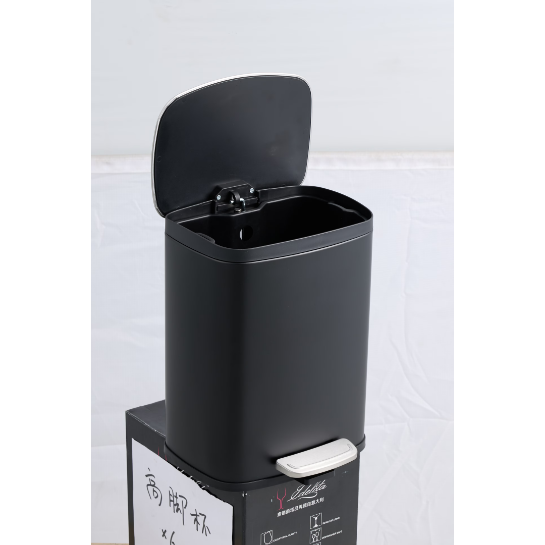 SSTC003-5L-B, Stainless Steel Kitchen Trash Can, 5L, Black