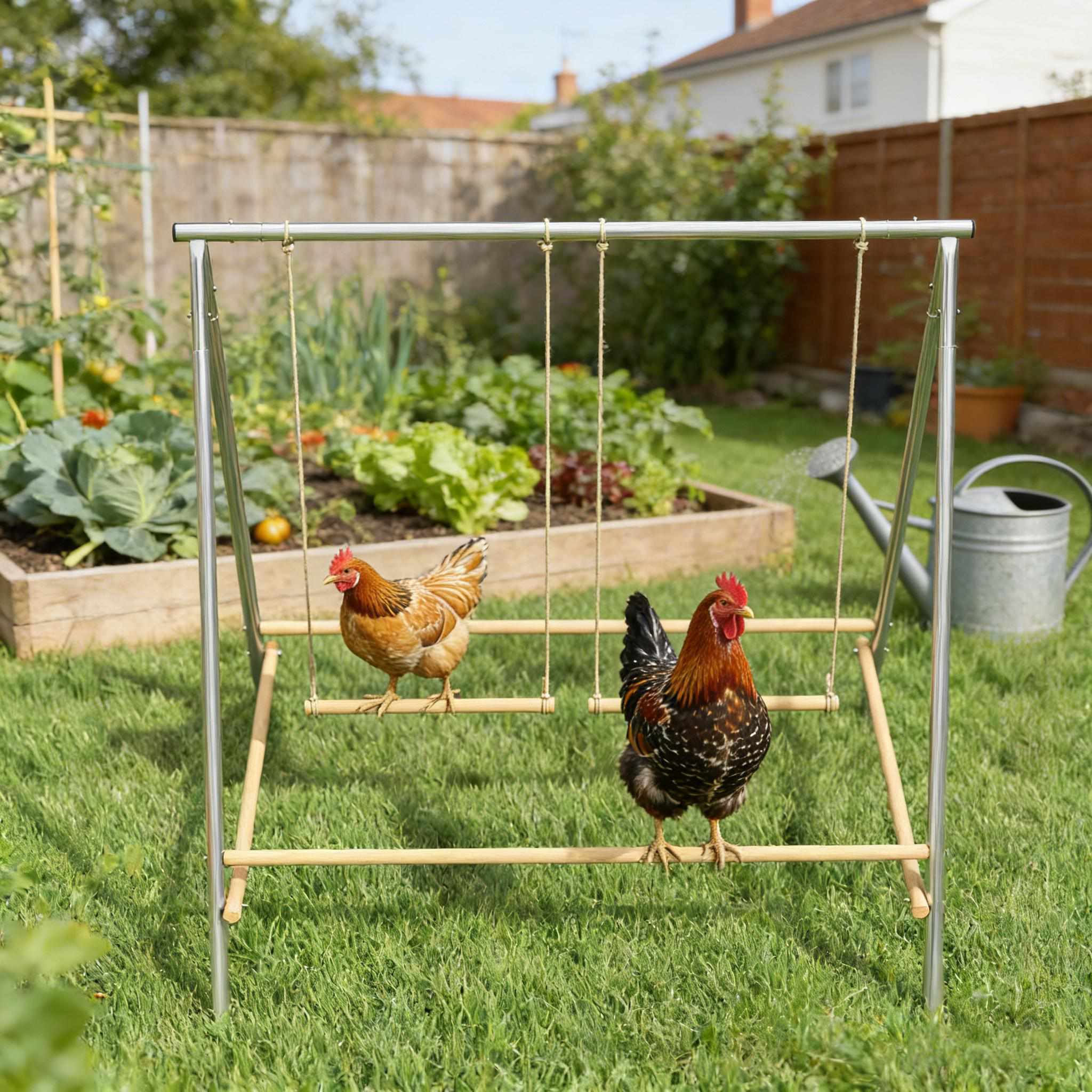 Percha para gallinero, barras de descanso para pollos