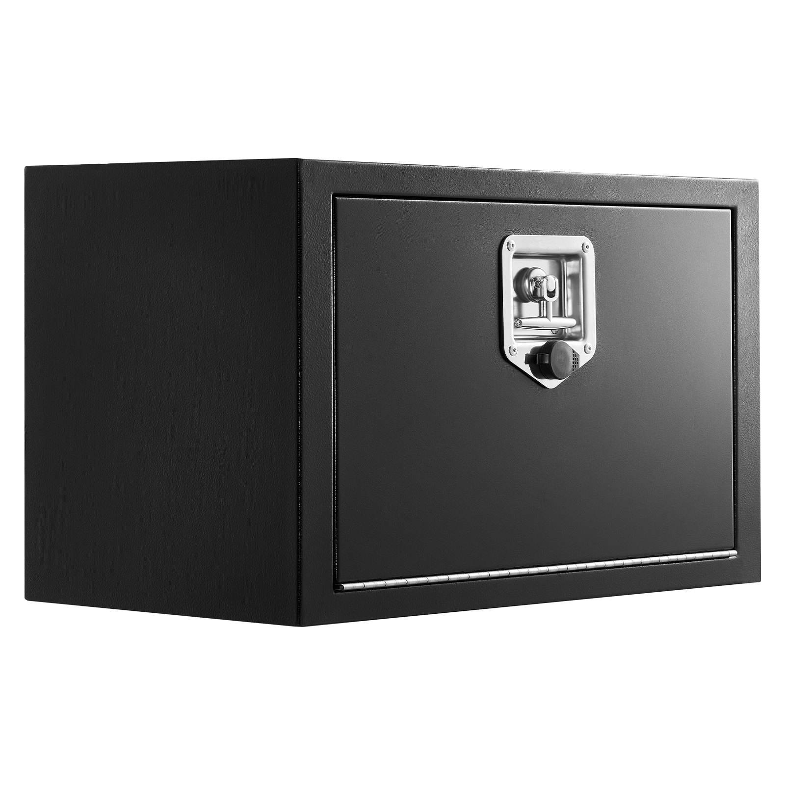 Caja de herramientas para camión, 24 x 12 x 14 pulgadas, acero, impermeable, negra