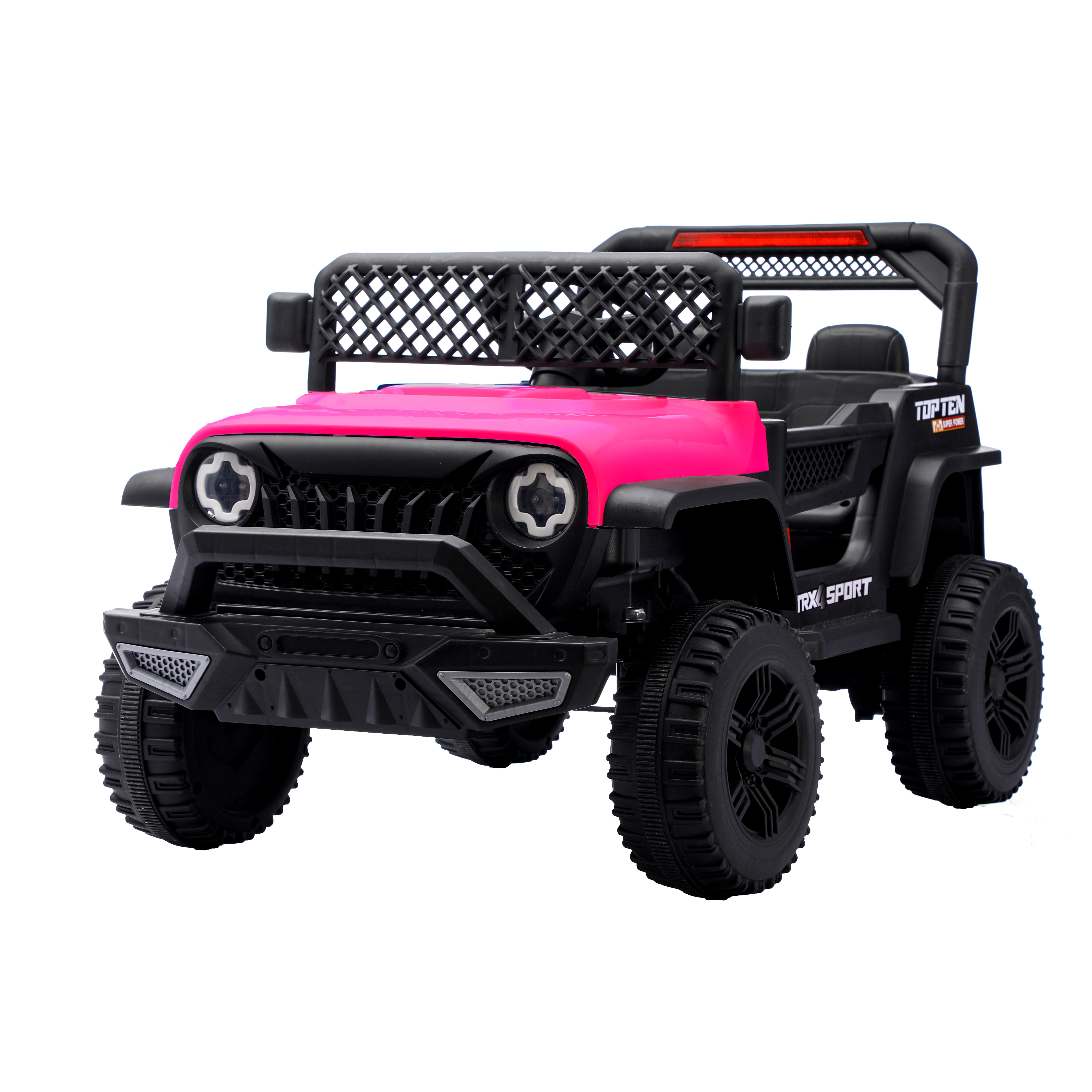 Coche eléctrico para niños con control remoto y función de balanceo