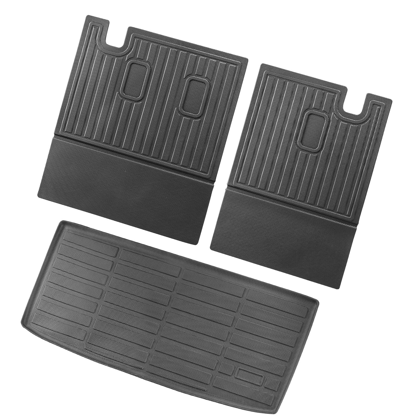 Tapetes de carga TPE para Honda Pilot 2016-2024, ajuste personalizado, negro.