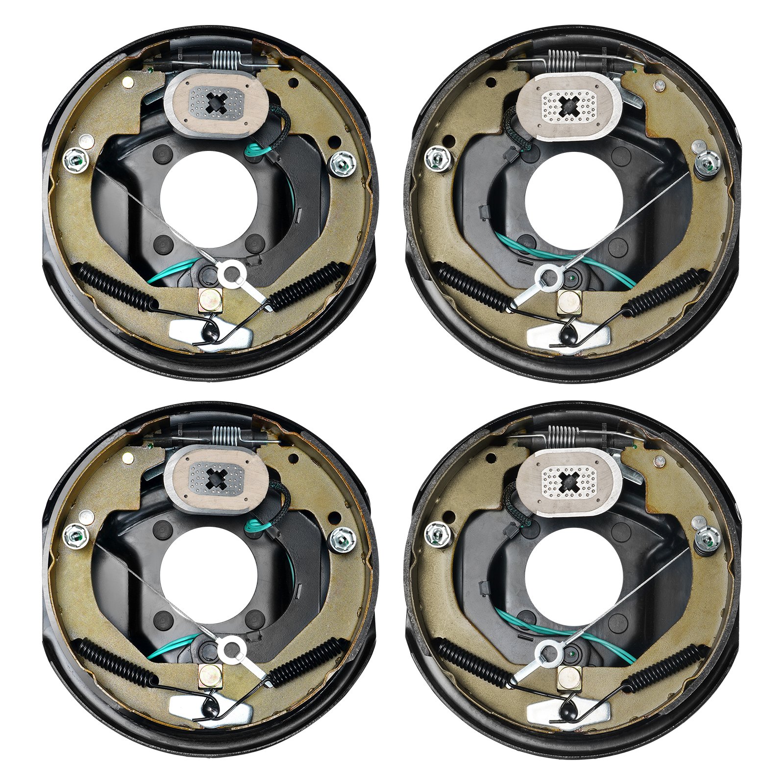 Ensamblaje de freno eléctrico para remolque, 10" x 2-1/4", 2 pares, 3500 libras.