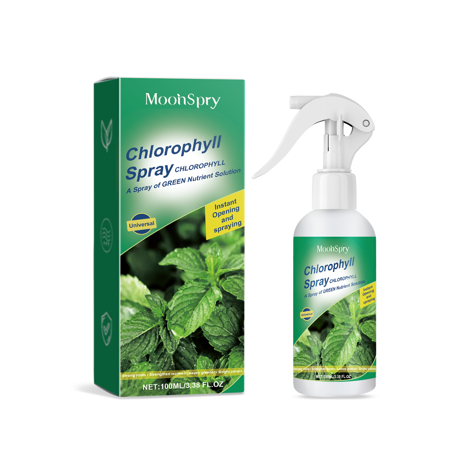Green Plants And Leaves Healthy Growth Nutrient Solution