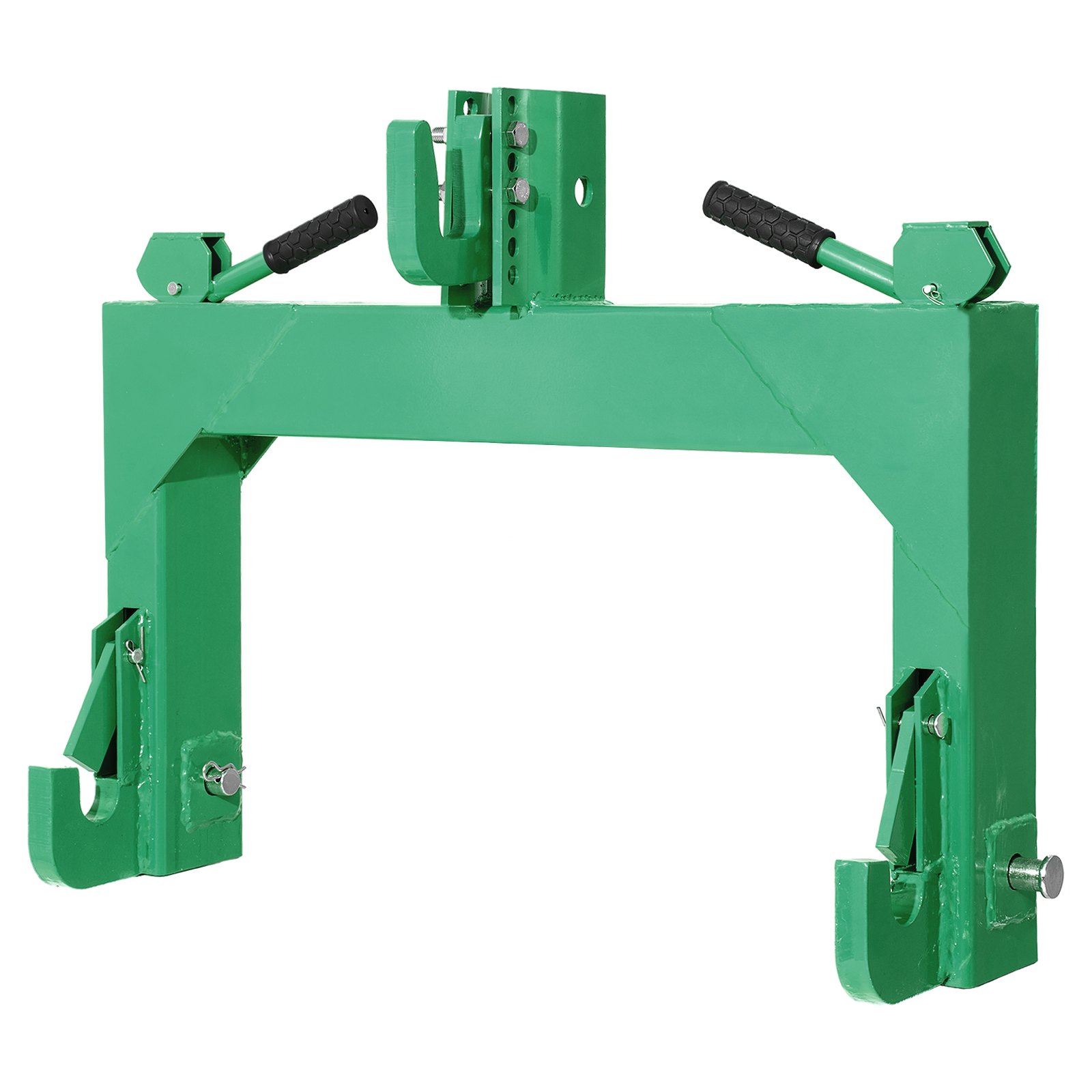 Enganche rápido de 3 puntos, 4000 libras, perno ajustable 5 niveles, para tractor Cat 2, verde