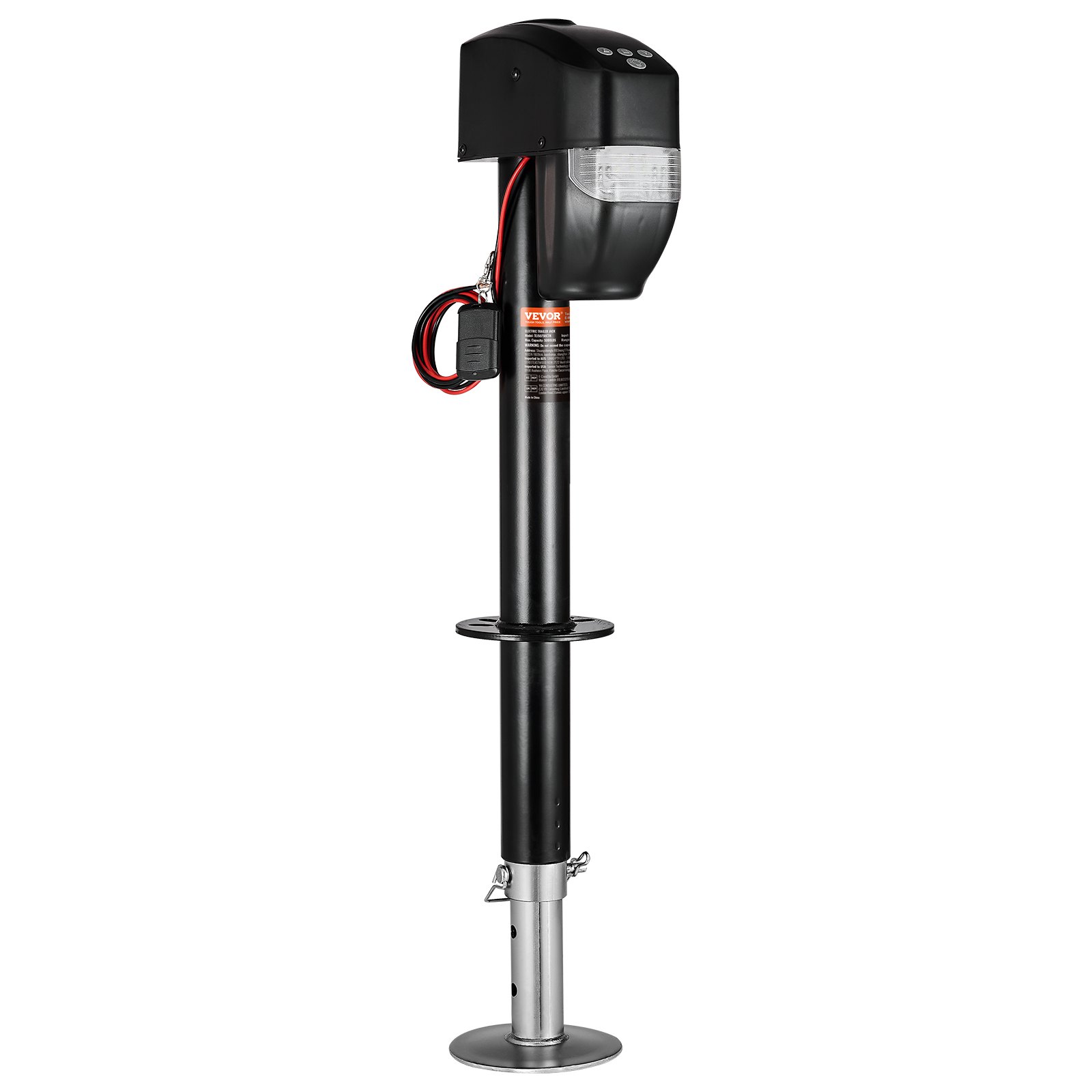 Gato eléctrico para remolque, 5000 libras, con control remoto y manivela, para casas rodantes.