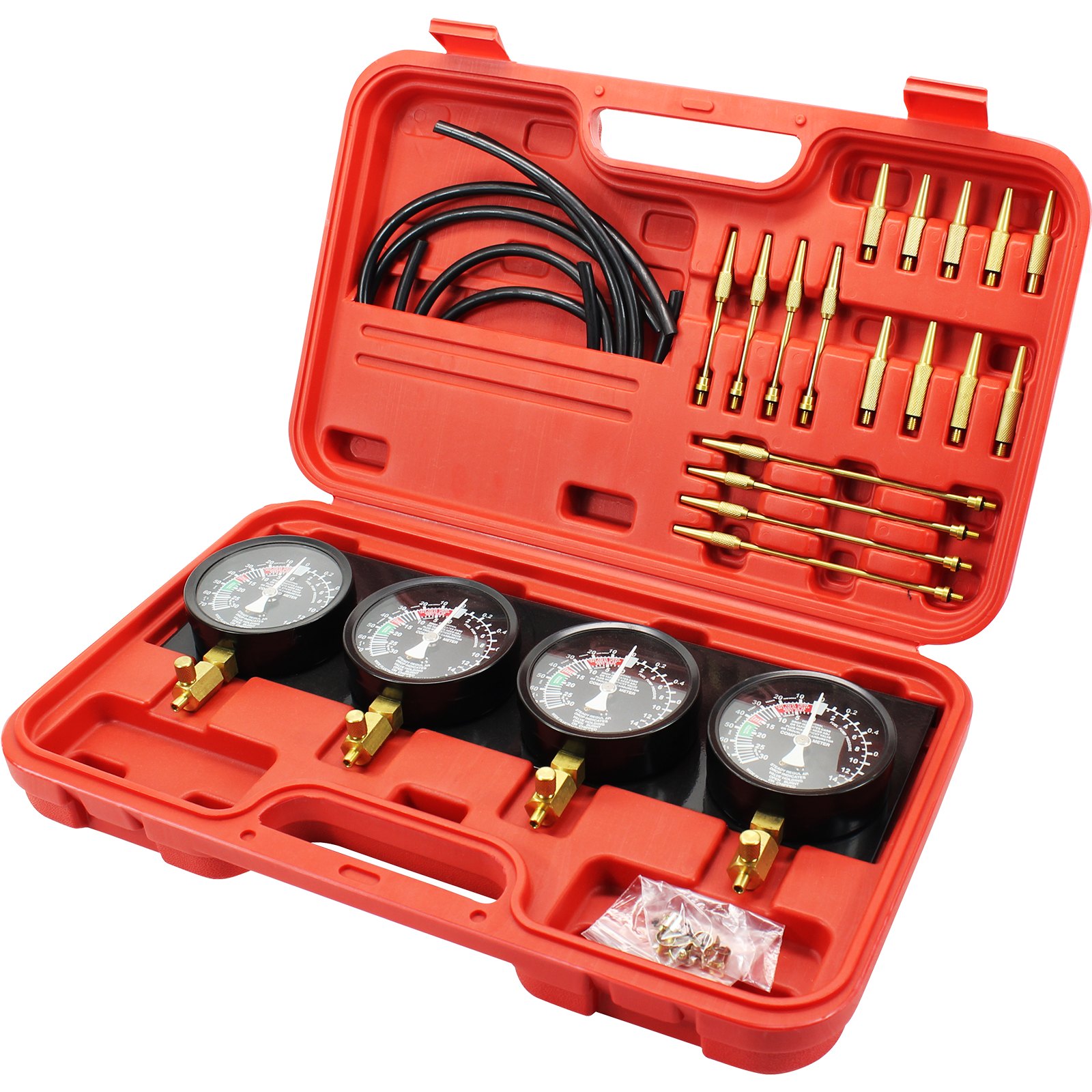 Kit de sincronización de carburador de vacío Bestauto, juego de manómetros