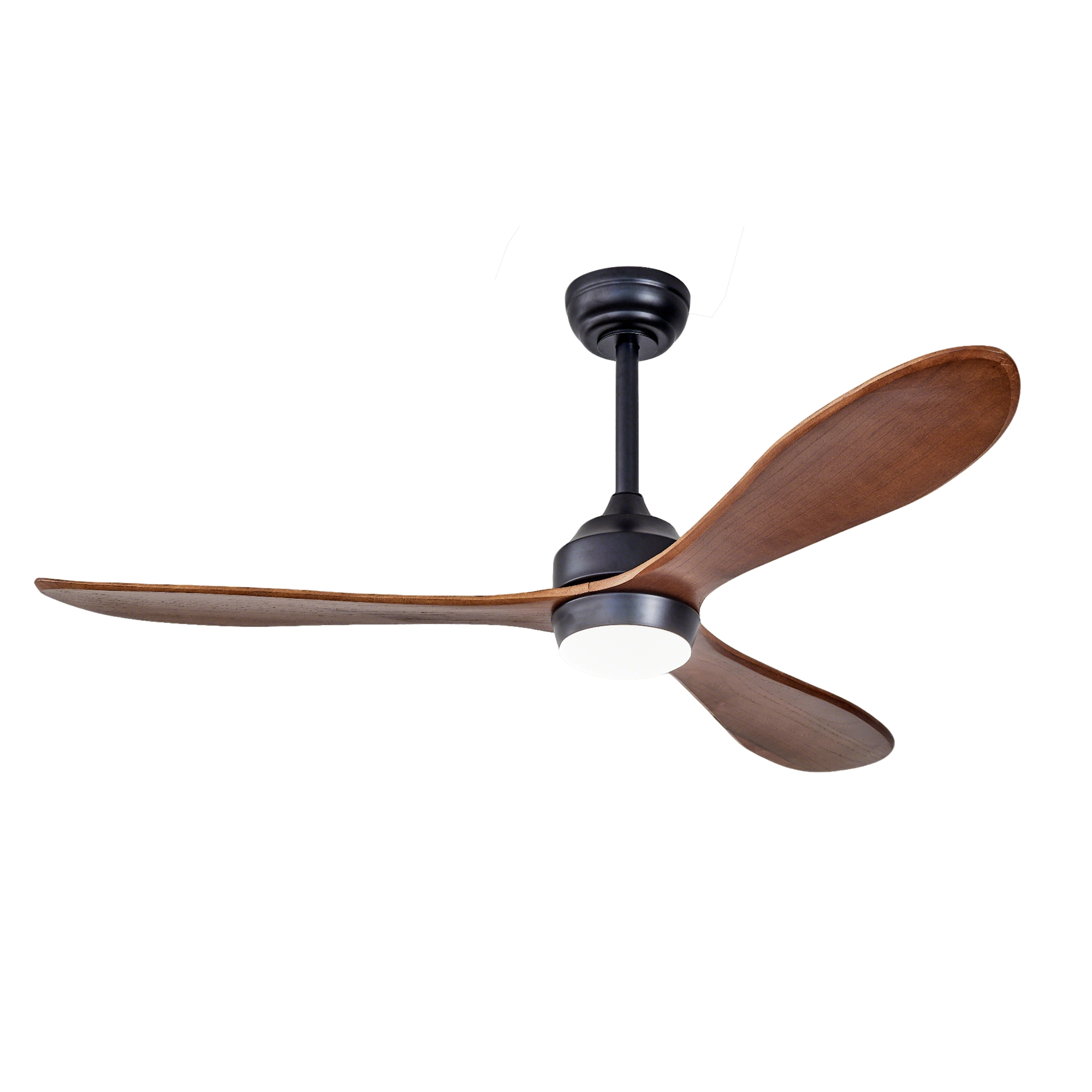 Ventilador de techo de 52 pulgadas con luces, motor DC silencioso y 6 velocidades