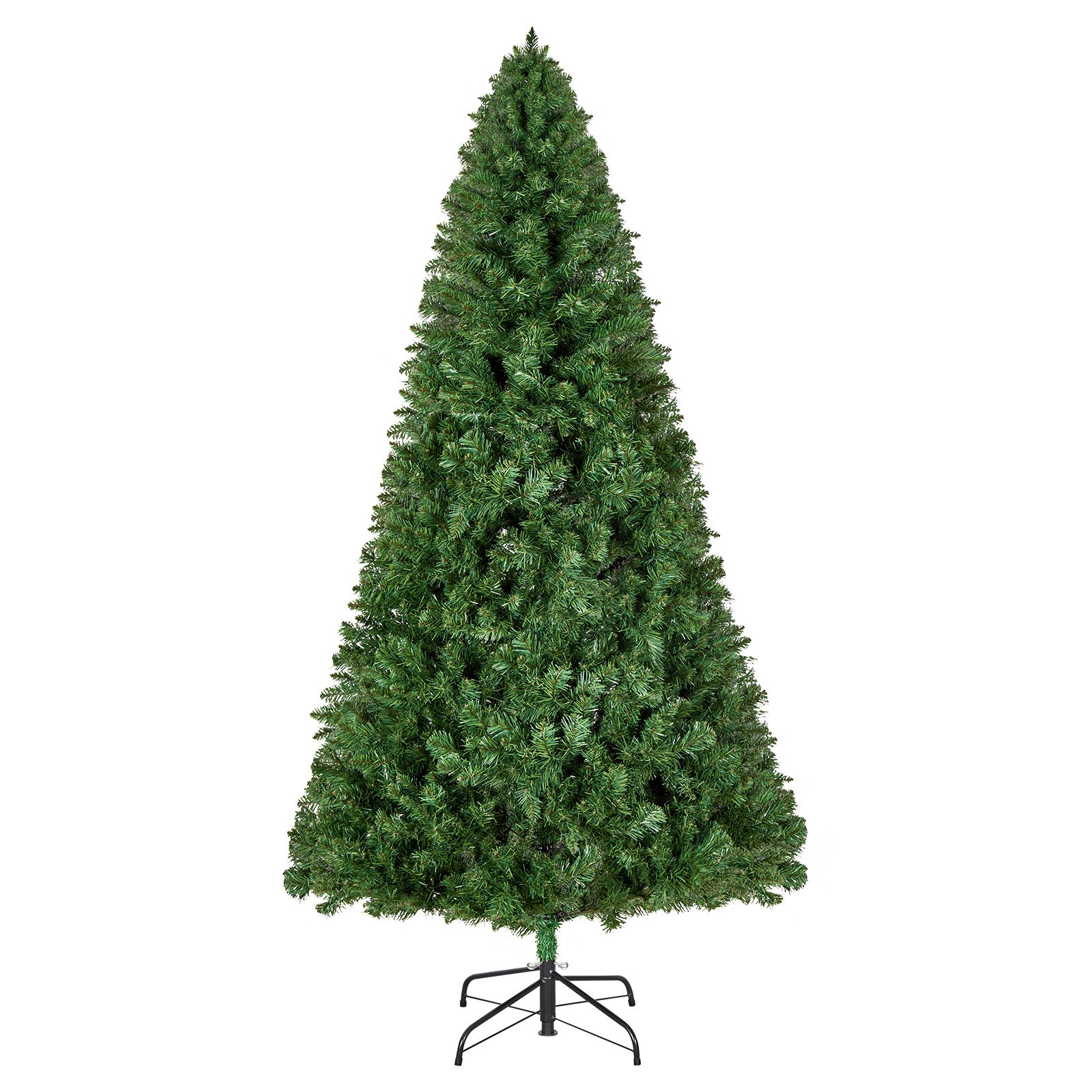 Christmas Tree, 7.2ft Artificial Xmas Tree, Full Holiday Decor Trees With 1346 Branch Tips & Sturdy Metal Base For Home Party Office Decoration