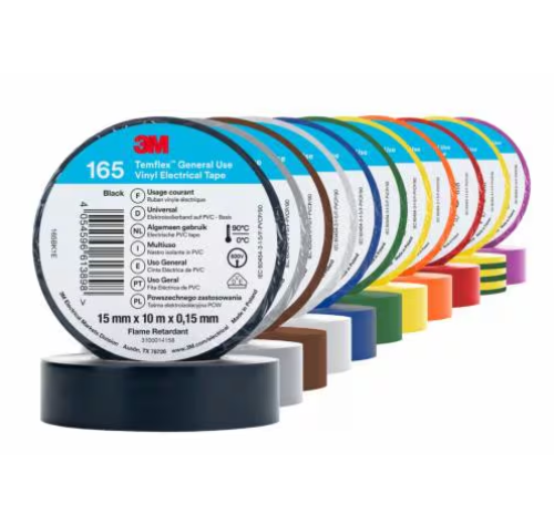 3M™ Temflex™ Cinta eléctrica de vinilo 165